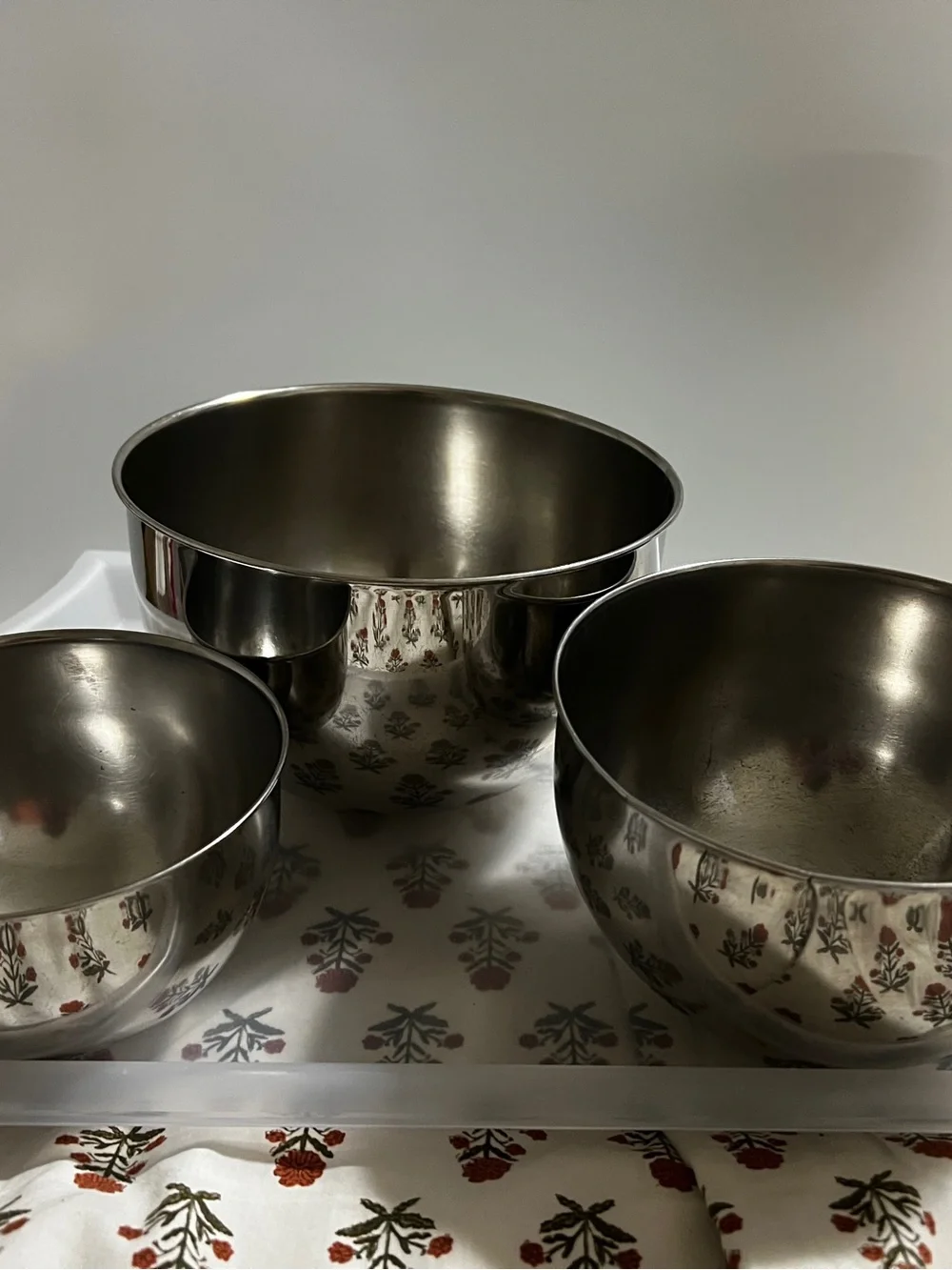 Vintage Revere Ware Stainless Steel Mixing Bowl Set (set of 3)